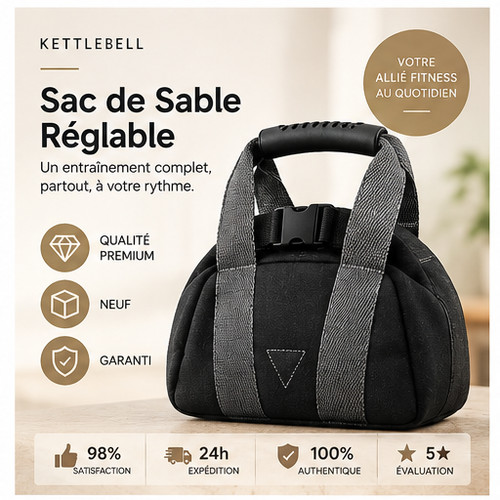 Kettlebell sac sable - kettlebell,