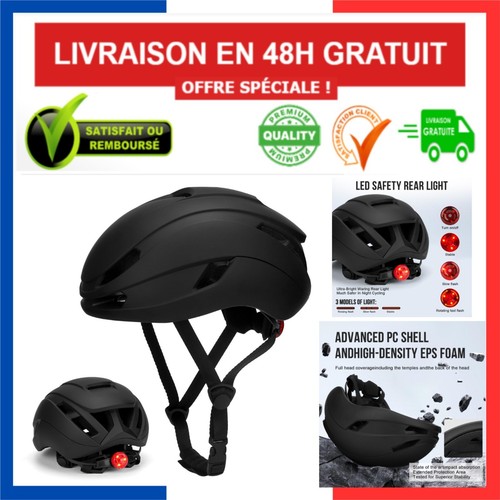 Casque vélo adulte led - vélo,