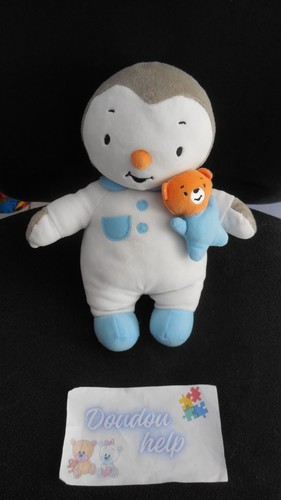 Doudou peluche tchoupi pyjama - peluche,