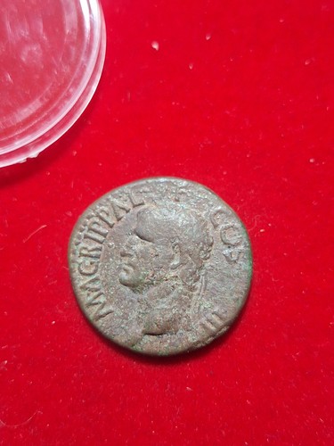 Monnaie romaine agrippa - monnaie, as