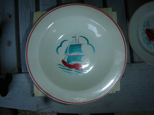 Vieux nimy mons 2 assiettes - nimy,