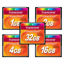 Transcend CF Memory Card 1GB 2GB 4GB 8GB 16GB 32GB 64GB 133x Compact Flash Card