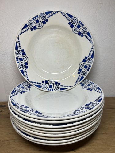 Assiettes creuses moulin - assiettes,
