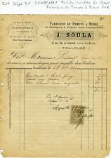Dept 31 - Toulouse 50 Rue de Rémusat - rare beer pump factory from 1881
