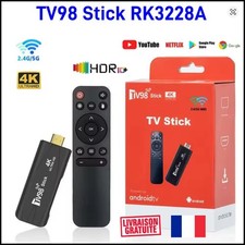 Clé TV Android 12.1 4K HD – 2G/16G Double WiFi 2.4G/5G Lecteur Multimédia