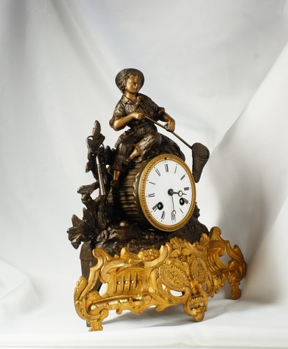 1855 pendule cheminée - 1855, de