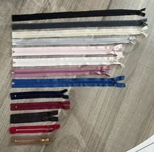 Lot de 13 fermetures éclair