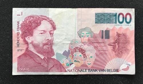 Belgique billet 100 frank - billet,
