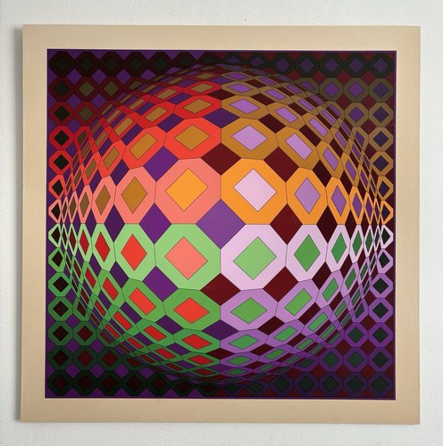 Victor vasarely sérigraphie - vasarely,