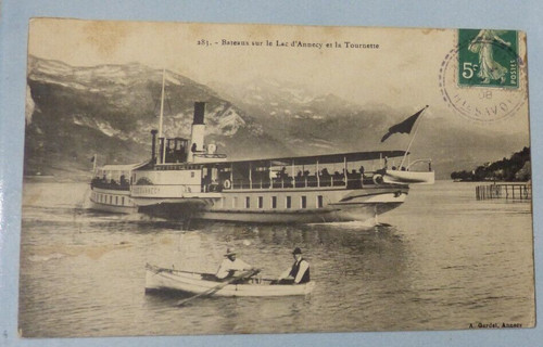 Bateaux sur lac annecy - le, et