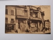 Old postcard 35 GLASS - Old Houses of the Place de la République