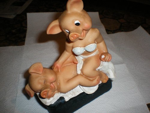 Tirelire cochon humoristique - cochon,