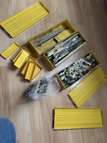 Meccano ancien lot barres - meccano,