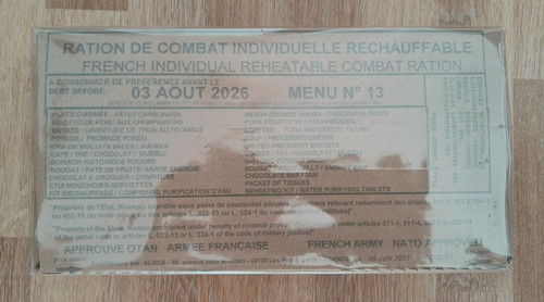 Ration militaire française