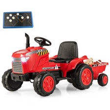12V Tracteur Électrique Enfant avec Télécommande Voiture Électrique à 6 Pneus 2