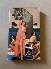 THREE LOOSE WOMEN by William Hegner vintage 1972 Pocket paperback SLEAZE