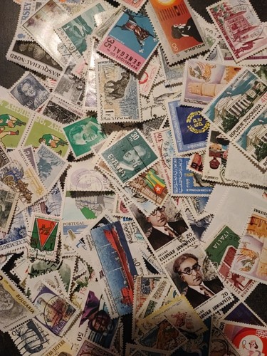 Lot 150 grammes timbres - de,