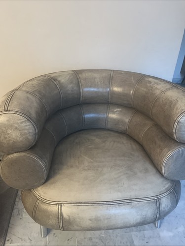 Fauteuil cuir vintage - cuir,