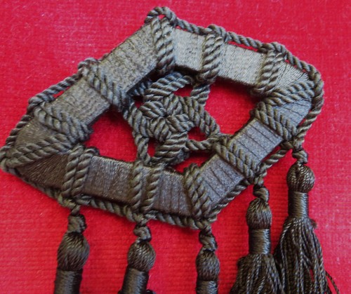Passementerie noire ancienne - noire,