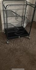 Ferret Cage Chinchilla Rat Cage Small Animal House 37" 4 Levels with Wheels