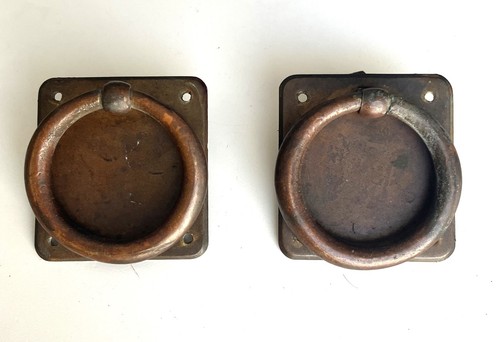 Paire poignees anneaux de - paire,