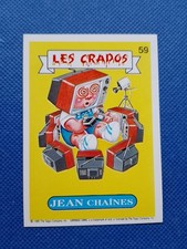 Les Crados / Carte numéro 59 en très bon état  / French Garbage Pail Kids.