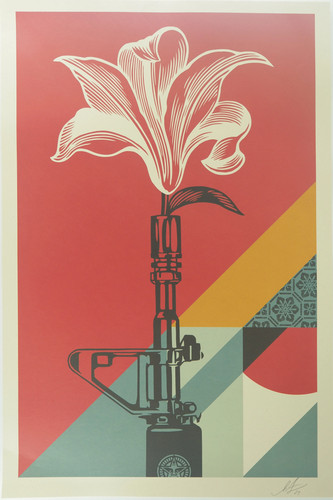 Shepard fairey ar 15 - :,