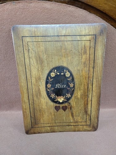 Plaque ancienne bois - en,