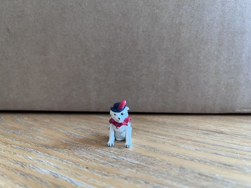 Figurine chiot blanc - , miniature