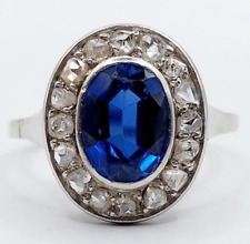 Bague pompadour art deco or