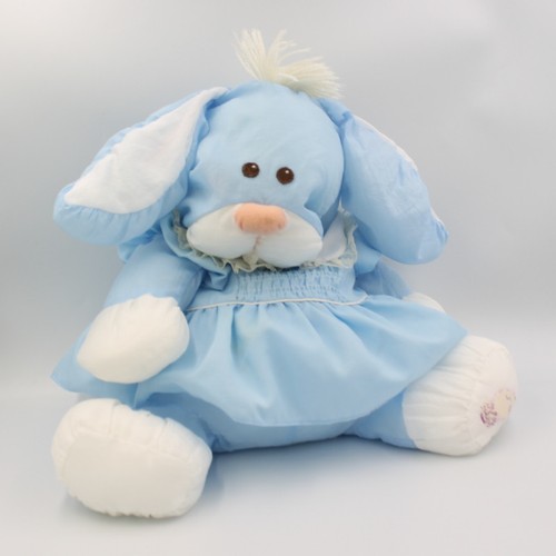 Peluche puffalump lapin bleu - peluche,