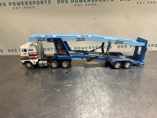 MINI POWER SHINSEI - CAMION FREIGHTLINER REMORQUE AUTO TRANSPORT -1/53  BEL ETAT
