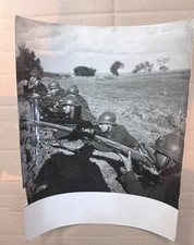 GRANDE PHOTO PRESSE WW2 SOLDAT