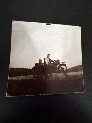 Photo moto ancienne - photo,