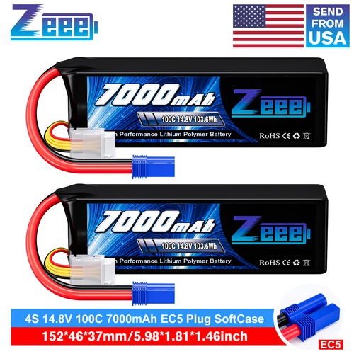 Zeee 100c 7000mah - 2x, 4s
