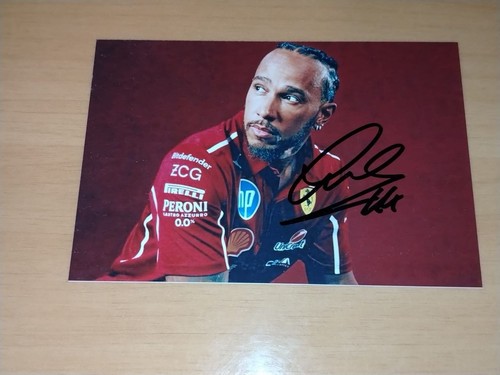 Autografo lewis hamilton f1 - autografo,