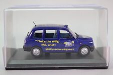 LE7855 OXFORD ROADSHOW TX4003 1/43 Car Austin Taxi LTI TX4 Real Radio Blue