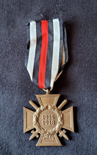 1914 German Empire P & CL WW1 German Medal Cross Combatant Cross Medal