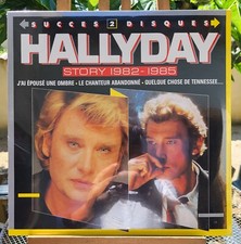 Johnny Hallyday Story 1982 - 1985  2X LP 12" Fra 1988 ULTRA RARE NEUF & Scellé !