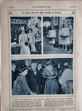1916 WWI WW1 Imprimé Guerre