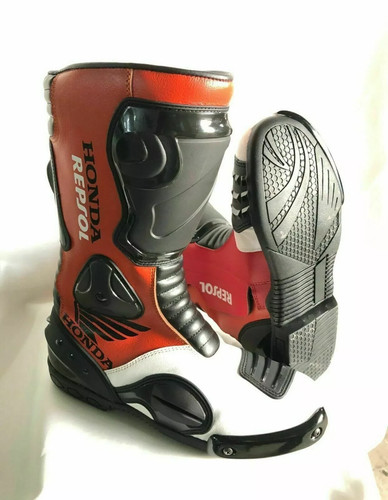 Repsol bottes cuir - bottes, course
