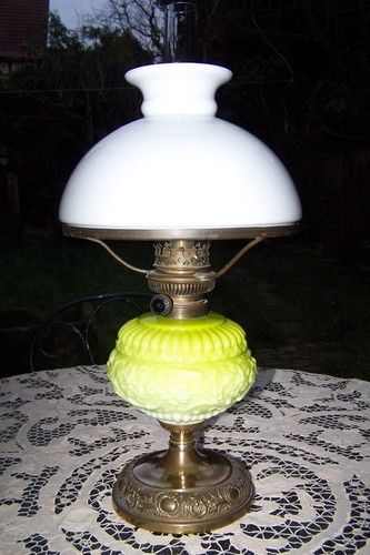 Antique opaline oil - antique,