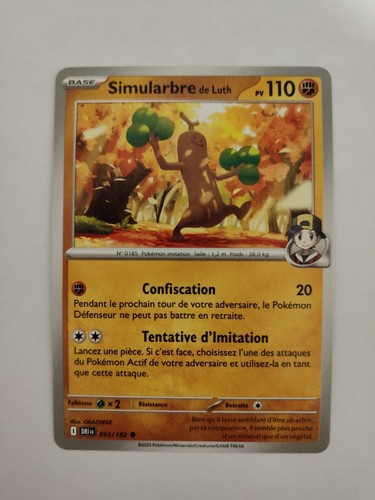 Carte pokémon simularbre de - carte,