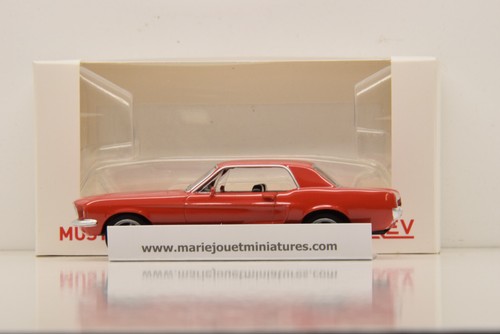 Ford mustang coupe 1968 red - mustang,