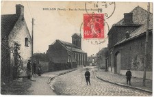 FR59 BRILLON Poincare President Rue animee agriculteur rateau ascq RARE