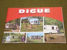 catalogue DIGUE 1975 caravan old retro camping vintage advertising