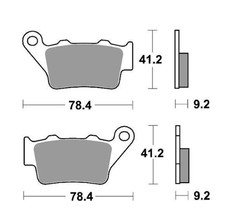 PASTILLES DE FREIN SBS 675RQ