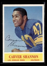 1964 Philadelphia Carver Shannon #94 Signed Auto Autograph ZZ5160