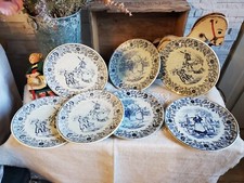 lot 7 assiettes décorative