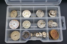 ASSORTED GENTS CHRONOGRAPH PARTIAL MOVEMENTS DIALS COG PARTS EBERHARD AVIA PARTS